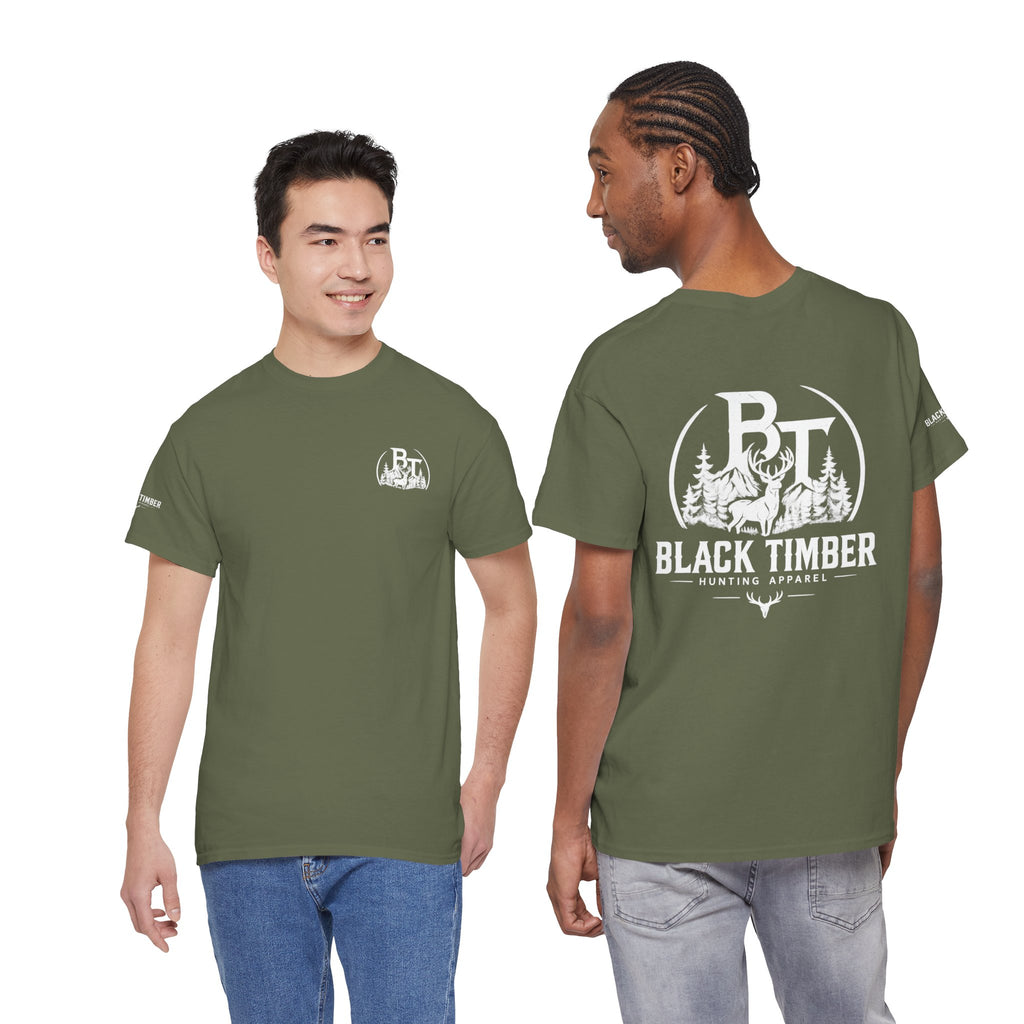 Hunting Tee — Black Timber Logo Shirt