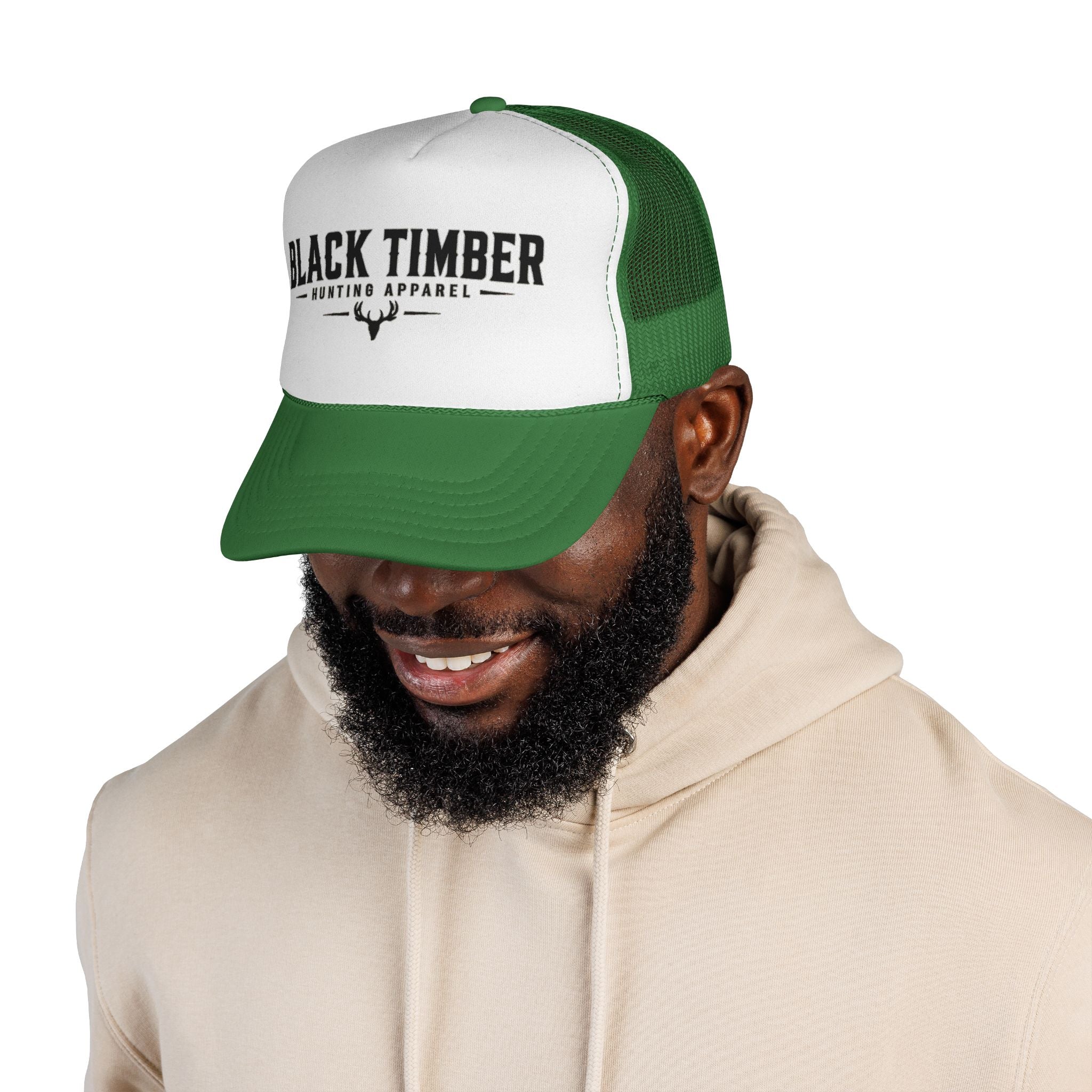 Black Timber Trucker Hat