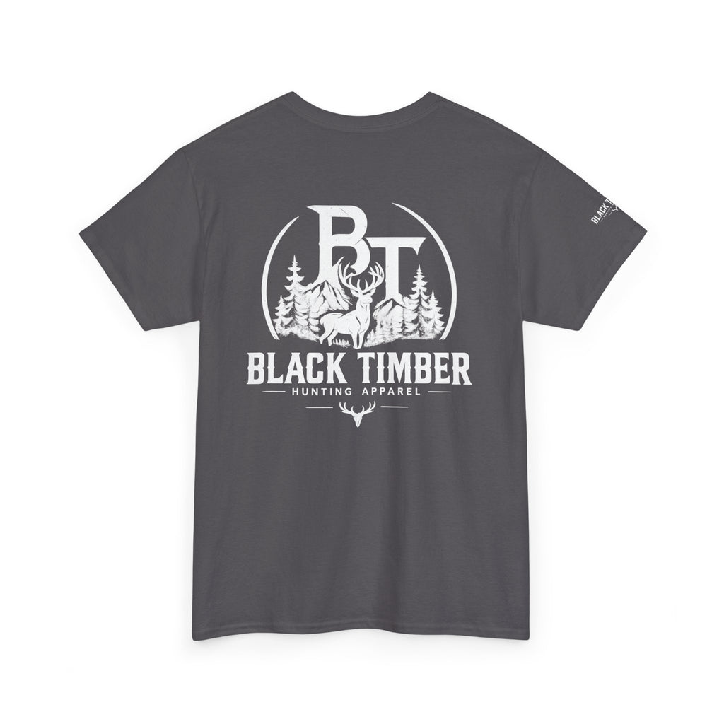 Hunting Tee — Black Timber Logo Shirt