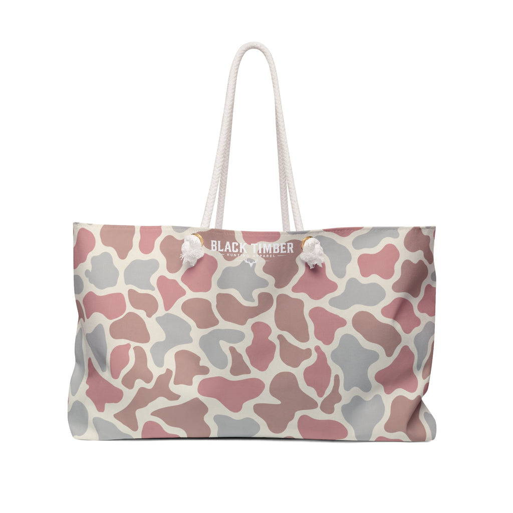 Pink Camo Weekender Bag