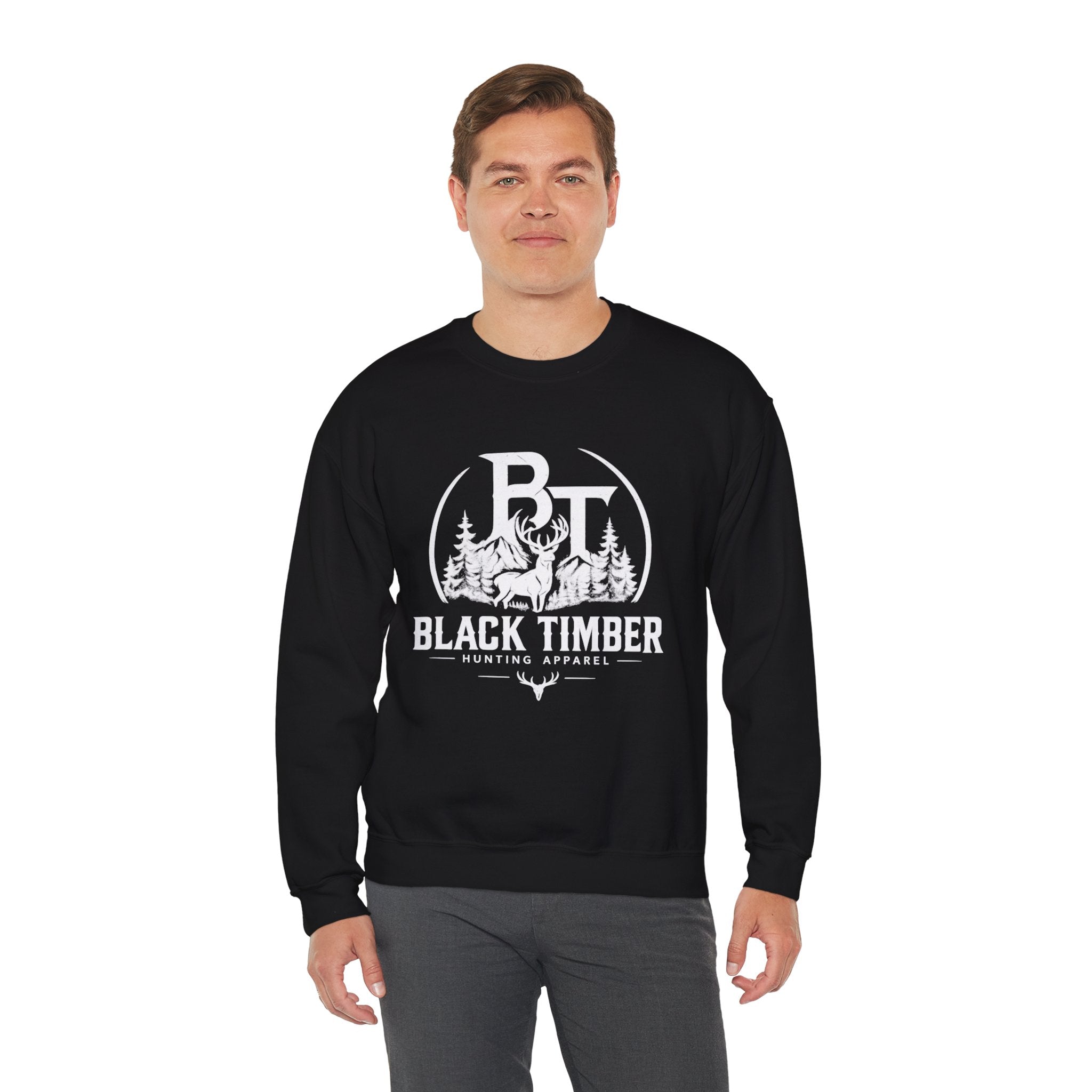 Black Timber Crewneck Sweatshirt