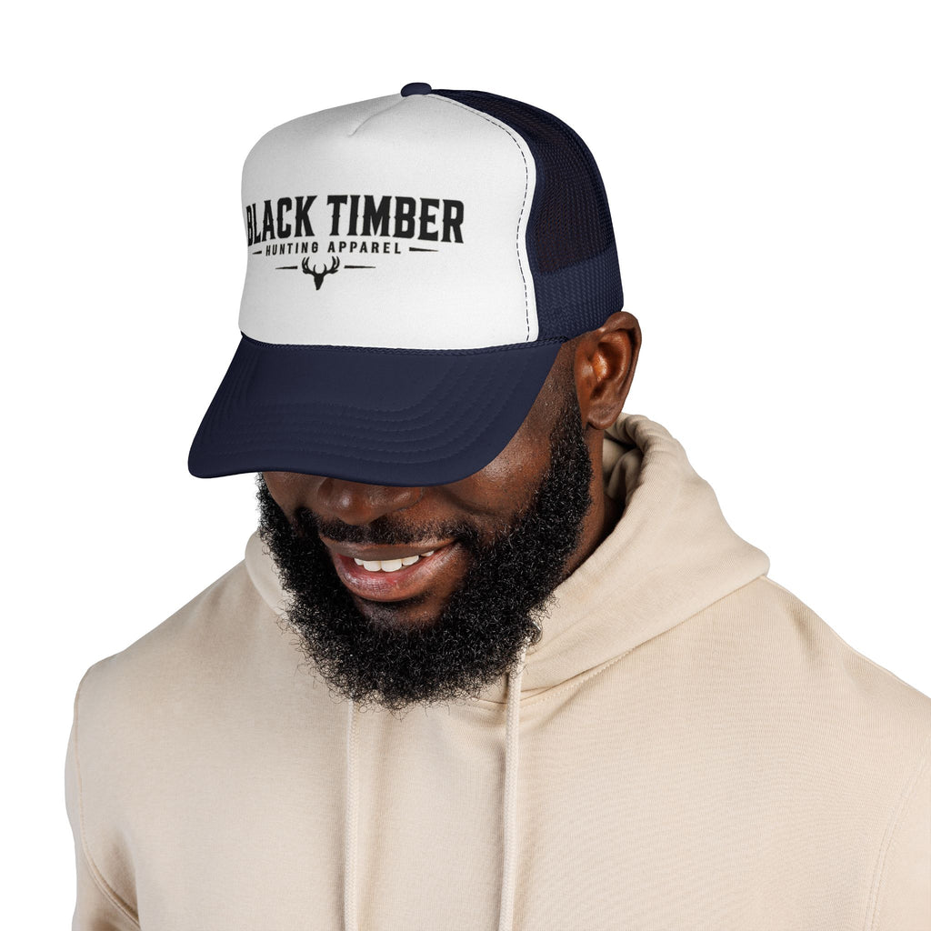 Black Timber Trucker Hat