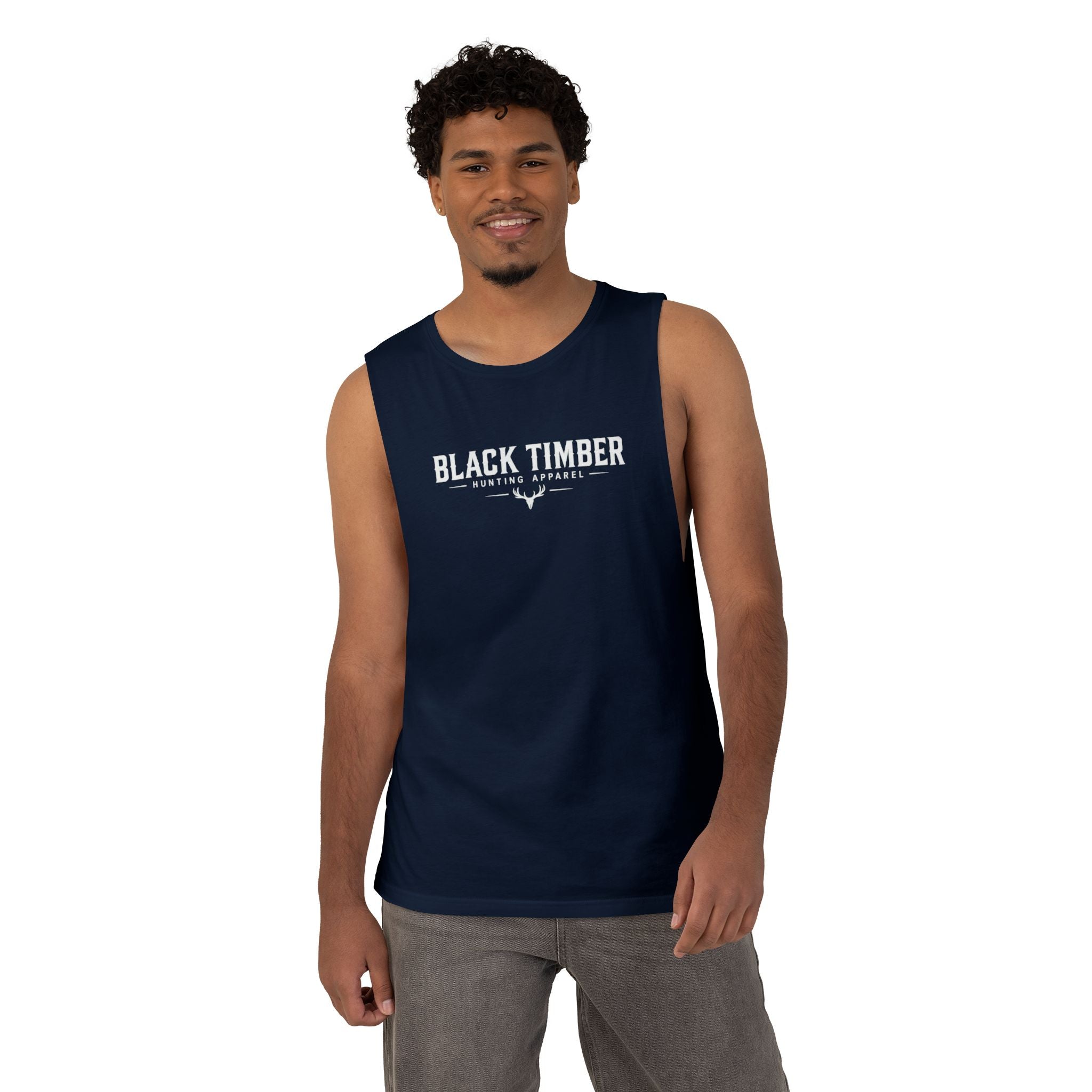 Black Timber Hunting Apparel Tank Top