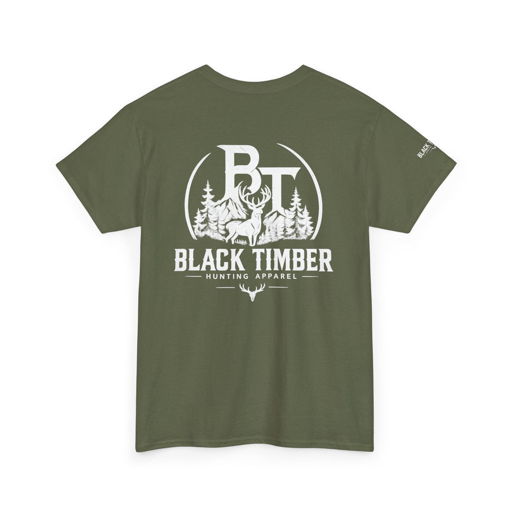 Hunting Tee — Black Timber Logo Shirt