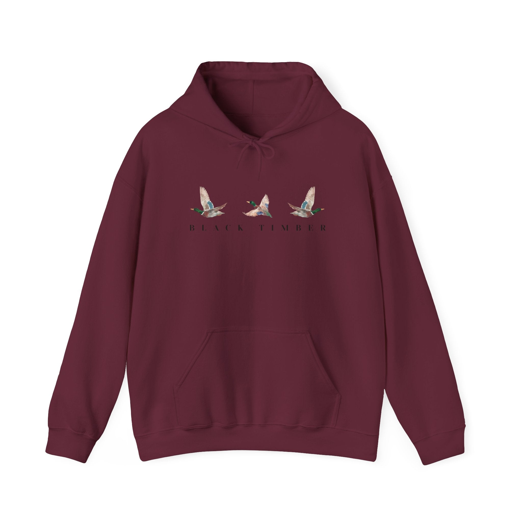 Black Timber Duck Hoodie