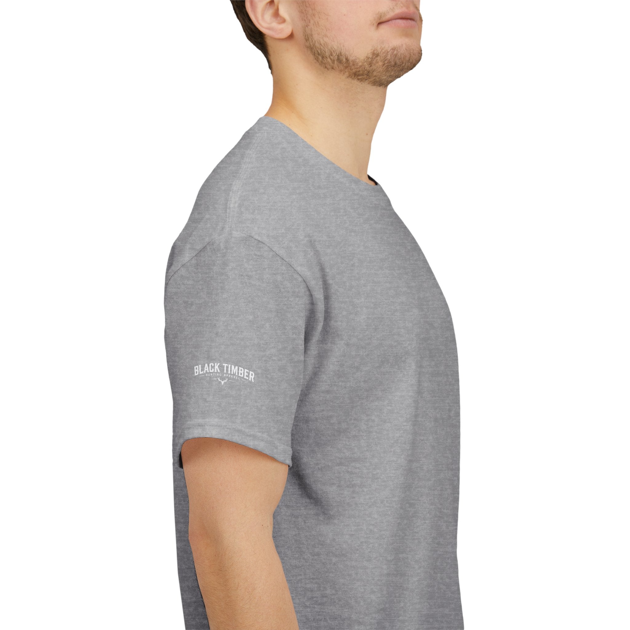 Hunting Tee — Black Timber Logo Shirt